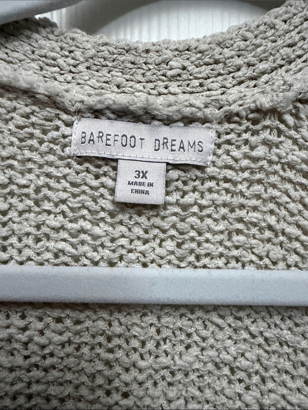 Barefoot Dreams Open-Front Bouclé Cardigan - Oatmeal - Picture 2 of 3